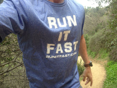 Run It Fast® Women's Royal Heather (Blue) Tech Shirt