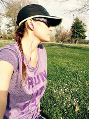 Run It Fast® Women's Purple Heather Tech Shirt