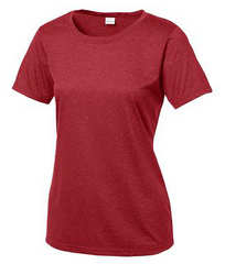 Run It Fast® Women's Scarlet Heather Tech Shirt