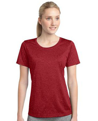 Run It Fast® Women's Scarlet Heather Tech Shirt