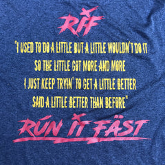 Run It Fast® Women's Graphite Heather HULK FIRE Tech Shirt