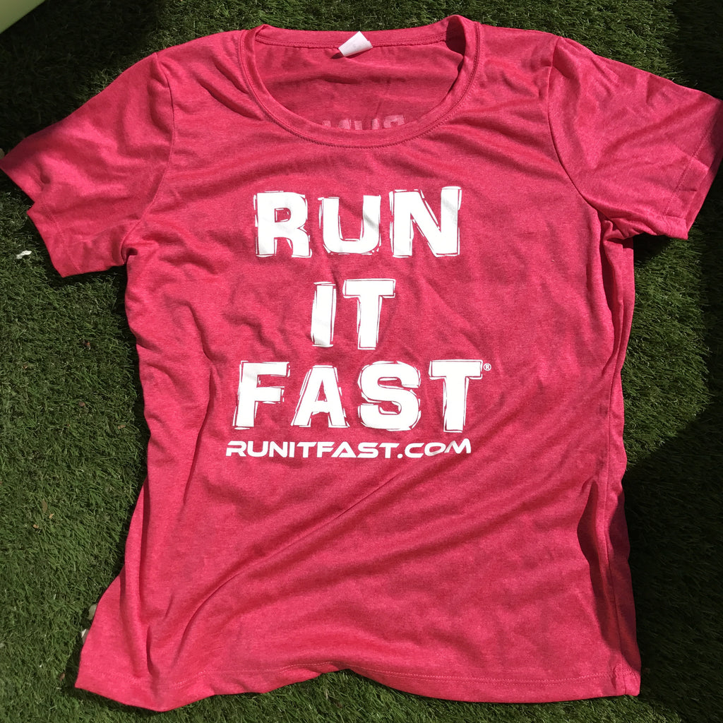Run It Fast® Women's Hot Pink Tech Shirt