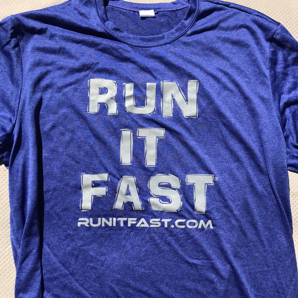 Run It Fast® Men's Cobalt Blue Tech Shirt