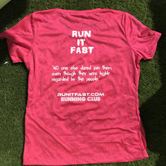 Run It Fast® Women's Hot Pink Tech Shirt